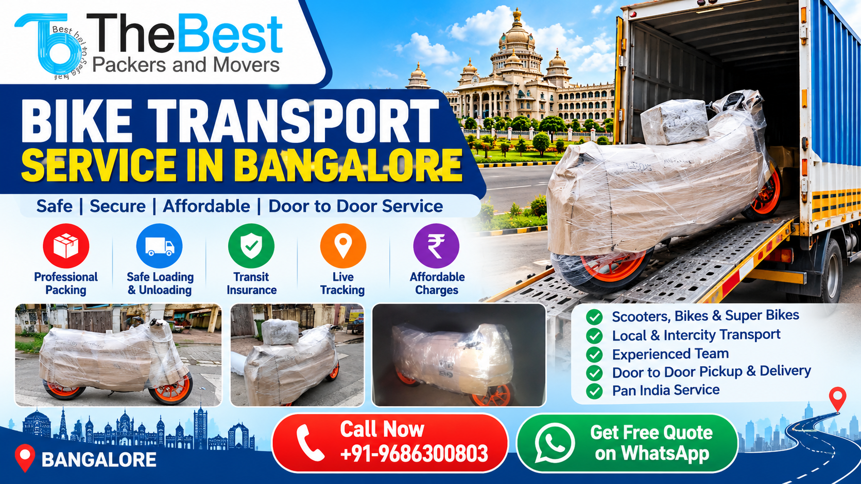 Bike Transportation in Akshayanagar